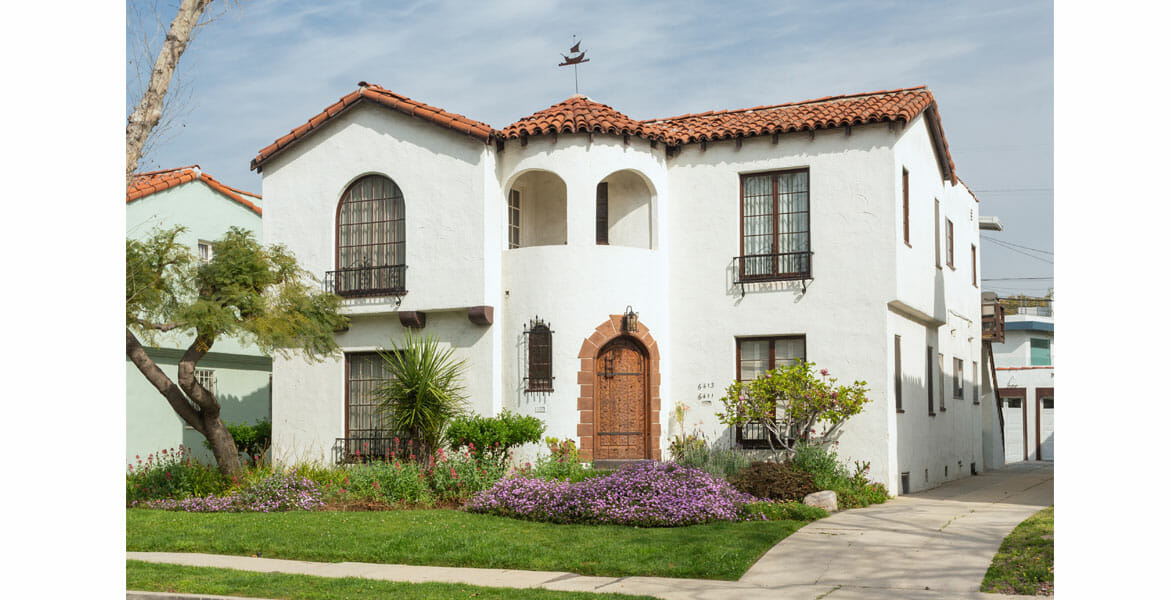 California Spanish Revival Duplex, 1927 – Crosby Doe Associates, Inc.